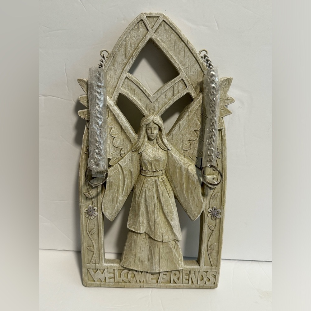 New Angel “Welcome Friends” Indoor/Outdoor Sign